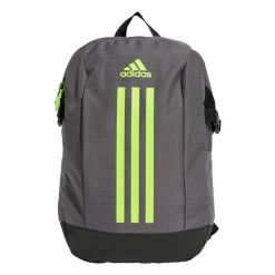 Plecak Power. Szare plecaki damskie Adidas, bez wzorów, z materiału. Za 179.00 zł.
