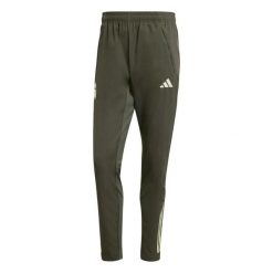Spodnie dresowe Prematch Real Madrid 2025/26. Szare spodnie wizytowe męskie Adidas, z dresówki. Za 279.70 zł.