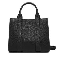 Torebka KARL LAGERFELD. Czarne torebki klasyczne damskie Karl Lagerfeld, bez wzorów, bez dodatków. Za 519.99 zł.