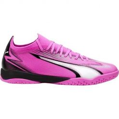 Buty piłkarskie męskie Puma Ultra Match It. Białe buty fitness męskie Puma, do piłki nożnej. Za 209.09 zł.