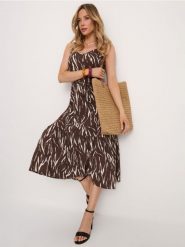 Pleciona torebka tote - beżowy. Brązowe torebki klasyczne damskie Sinsay, bez wzorów, bez dodatków. Za 39.99 zł.