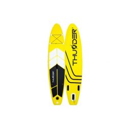 Deska SUP 320 cm wyporna pompowana stand up paddle THUNDER plecak zestaw. Białe plecaki męskie THUNDER, bez wzorów, z gumy. Za 799.00 zł.