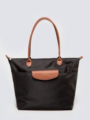 BIG STAR Shopper bag w kolorze czarnym - 45 x 32 cm rozmiar: onesize. Czarne shopper bag damskie Big Star, bez wzorów, z materiału, na ramię, bez dodatków. Za 129.99 zł.