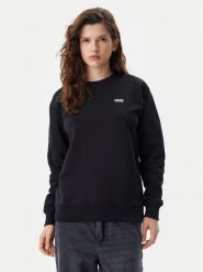 Vans Bluza VN00046XBLK1 Czarny Relaxed Fit. Czarne bluzy bez kaptura damskie Vans, xs, z bawełny. Za 179.99 zł.