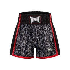 Szorty do boksu tajskiego Tapout Camino. Czarne szorty męskie TAPOUT, bez wzorów, z poliesteru, eleganckie. Za 245.00 zł.