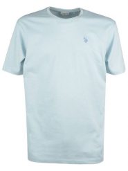 U.S. Polo Assn. Koszulka w kolorze błękitnym rozmiar: XXL. Niebieskie koszulki polo męskie U.S. Polo Assn., s, bez wzorów, z bawełny, bez ramiączek. Za 74.63 zł.