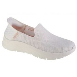 Buty Skechers Go Walk Flex Relish W 124963-OFWT różowe. Czerwone buty sportowe na co dzień damskie bez wzorów, z gumy, trekkingowe. Za 522.99 zł.