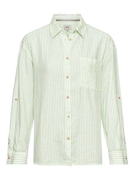 Camel Active Bluzka w kolorze zielonym rozmiar: S. Zielone bluzki damskie Camel Active, s, bez wzorów, z bawełny, bez kołnierzyka, bez ramiączek. Za 187.06 zł.