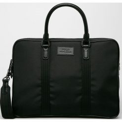 Polo Ralph Lauren - Torba. Czarne torby na laptopa damskie Polo Ralph Lauren, bez wzorów, z materiału. W wyprzedaży za 699.90 zł.