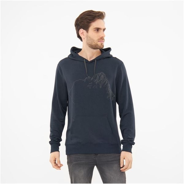 Bluza męska VIKING Panaka Hoodie Bamboo. Czarne bluzy bez kaptura męskie VIKING, m. Za 279.90 zł.