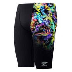 Kąpielówki męskie spodenki kąpielowe Speedo Placement Printed. Czarne kąpielówki męskie Speedo, m, bez wzorów, z materiału, na fitness i siłownię. Za 129.99 zł.