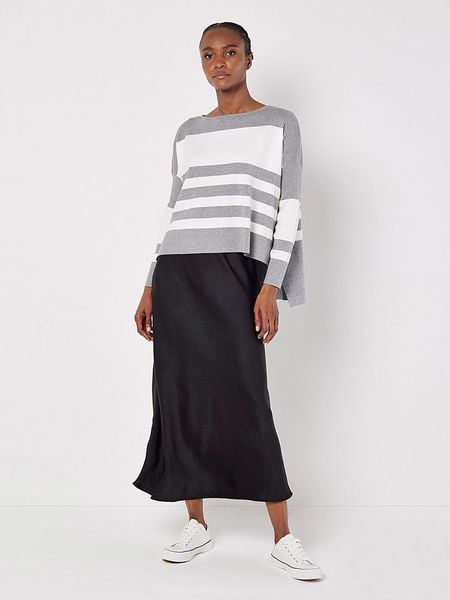 Apricot Sweter w kolorze szaro-białym rozmiar: S. Szare swetry klasyczne damskie Apricot, s, bez kołnierzyka. Za 74.11 zł.