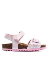 Geox Sandały B Sandal Chalki Girl B922RA 000NF C8868 M Różowy. Czerwone sandały dziewczęce Geox, ze skóry, bez zapięcia. Za 119.99 zł.