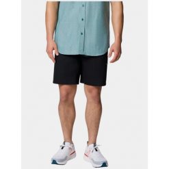 Spodenki turystyczne męskie Columbia Rapid Rivers. Czarne szorty męskie Columbia, bez wzorów, z bawełny, sportowe. W wyprzedaży za 119.50 zł.