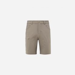Spodenki trekkingowe męskie Millet Ubic Stretch Short M regular fit. Brązowe szorty męskie Millet, bez wzorów, sportowe. W wyprzedaży za 160.65 zł.