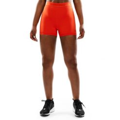 Damskie krótkie legginsy treningowe Fitness Siroko Vital. Czerwone legginsy damskie SIROKO, s, bez wzorów, z materiału. Za 84.00 zł.