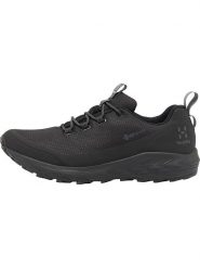 Haglöfs Buty trekkingowe "LIM FH GTX Low" w kolorze czarnym rozmiar: 44 2/3. Czarne buty trekkingowe męskie Haglöfs, z gore-texu, bez zapięcia, outdoorowe, gore-tex. Za 523.38 zł.