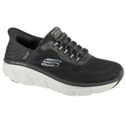 Buty sportowe Sneakersy męskie, Slip-ins: D'Lux Walker 2.0 - Rezinate. Czarne buty sportowe na co dzień męskie Skechers, bez zapięcia, trekkingowe. Za 449.99 zł.