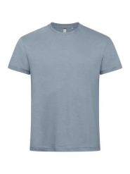 Clique Basic-T T-shirt męska dopasowany krój, bawełna – light blue. Niebieskie t-shirty męskie CLIQUE, m, bez wzorów, z bawełny, bez kołnierzyka. Za 82.69 zł.