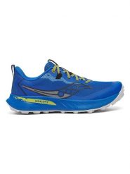 Saucony Buty "Peregrine 15" w kolorze niebiesko-antracytowym do biegania rozmiar: 44,5. Czarne obuwie do biegania damskie Saucony. Za 440.28 zł.