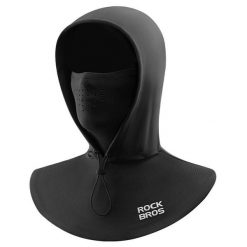 ROCKBROS Czapka rowerowa narciarska podwójna warstwa. Czarne czapki męskie ROCKBROS, na jesień, bez wzorów, z materiału. Za 85.80 zł.