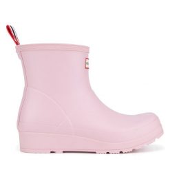 Kalosze Hunter. Czerwone kalosze damskie Hunter, bez wzorów. Za 299.99 zł.