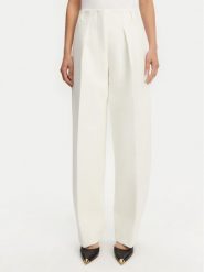 JACQUEMUS Spodnie materiałowe Le Pantalon Ovalo 24E241PA0791718 100 Biały Regular Fit. Białe spodnie materiałowe damskie JACQUEMUS, bez wzorów, z materiału. Za 3,419.00 zł.