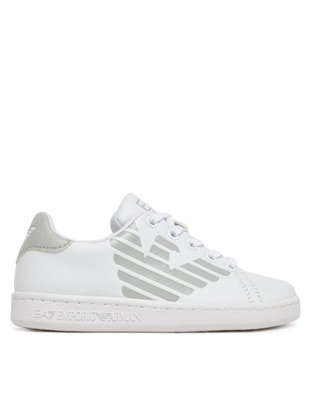 EA7 Emporio Armani Sneakersy 7Y000001 AF10179 MZ065 Biały. Białe buty sportowe chłopięce EA7 Emporio Armani, ze skóry, bez zapięcia. Za 249.99 zł.