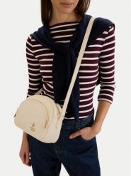 Beverly Hills Polo Club Torebka CEO-BHPC-C-013-09 Écru. Listonoszki damskie Beverly Hills Polo Club, bez wzorów, z materiału, bez dodatków. Za 199.99 zł.