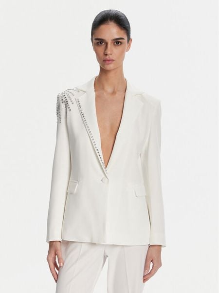 Artigli Marynarka ACGI000802 058 Biały Regular Fit. Białe marynarki i żakiety damskie Artigli, bez wzorów, z syntetyku. Za 489.99 zł.