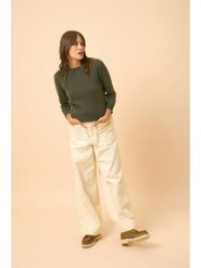 Just Cashmere Kaszmirowy sweter "Janice" w kolorze ciemnozielonym rozmiar: L. Zielone swetry klasyczne damskie Just Cashmere, l, z kaszmiru, bez kołnierzyka. Za 294.28 zł.
