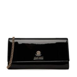 Torebka Nine West. Czarne torebki klasyczne damskie Nine West, bez wzorów, wizytowe, bez kołnierzyka, bez ramiączek. Za 119.99 zł.