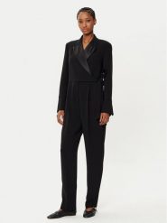 Weekend Max Mara Kombinezon Baviera 2515241021 Czarny Straight Fit. Czarne kombinezony damskie Weekend Max Mara, bez wzorów, z syntetyku, bez kołnierzyka, bez ramiączek. Za 1,389.00 zł.