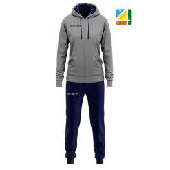 Givova Tuta King damski dres bawełniany frotte XS. Niebieskie spodnie dresowe damskie Givova, xs, bez wzorów, z bawełny. Za 249.99 zł.