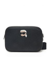 KARL LAGERFELD Torebka A1W30494 Czarny. Czarne listonoszki damskie Karl Lagerfeld, bez wzorów, ze skóry, bez dodatków. Za 519.99 zł.