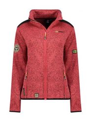 Geographical Norway Kurtka polarowa "Tourbillone" w kolorze koralowym rozmiar: S. Pomarańczowe kurtki damskie Geographical Norway, s, bez wzorów, z polaru, bez kaptura. Za 78.28 zł.