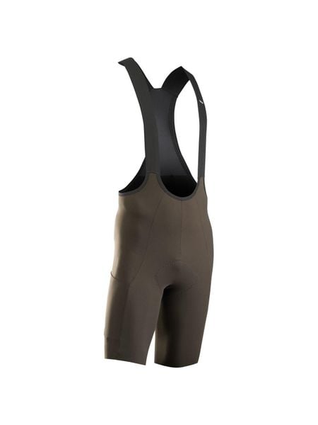 Spodenki rowerowe NORTHWAVE Extreme Rock Bibshort brązowe. Brązowe szorty męskie Northwave, bez wzorów, z elastanu, rockowe. Za 530.00 zł.