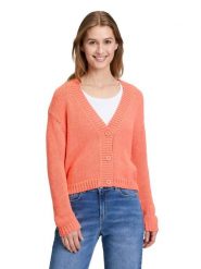 CARTOON Kardigan w kolorze pomarańczowym rozmiar: 34. Pomarańczowe kardigany damskie Cartoon, bez wzorów. Za 79.40 zł.