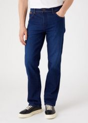 WRANGLER TEXAS MĘSKIE SPODNIE JEANSOWE THE MOUNTAIN W121U828L 112319979. Spodnie materiałowe męskie Wrangler, bez wzorów, z jeansu. Za 229.99 zł.