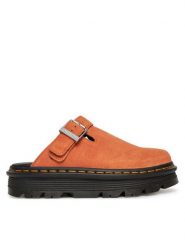 Dr. Martens Klapki Zebzag DM31937800 Pomarańczowy. Brązowe klapki i japonki męskie Dr. Martens, z nubiku. Za 569.99 zł.
