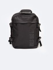 Plecak unisex czarny RR574091 906. Czarne plecaki damskie Big Star, bez wzorów, eleganckie. Za 199.99 zł.