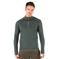 Koszulka turystyczna męska z długim rękawem 100% Merino WOOLONA Halldor. Zielone koszulki męskie z długim rękawem WOOLONA, m. W wyprzedaży za 378.00 zł.