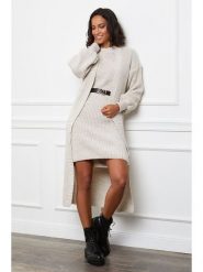 L'armoire de Suzette 2-częściowy zestaw w kolorze kremowym rozmiar: 34/36. Brązowe kardigany damskie L'armoire de Suzette, l, bez wzorów, ze splotem. Za 140.86 zł.