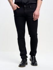 Jeansy męskie skinny czarne Jeffray 915. Czarne jeansy męskie Big Star. W wyprzedaży za 299.99 zł.