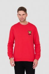 MOSCHINO Czerwona bluza. Czerwone bluzy bez kaptura męskie MOSCHINO, l. W wyprzedaży za 599.99 zł.