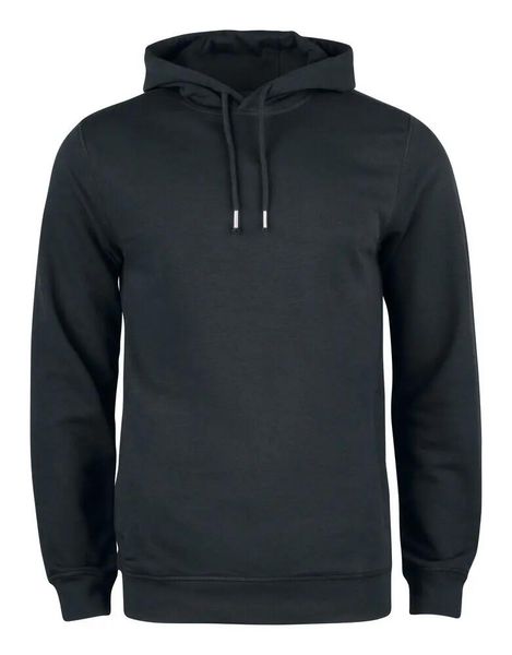 Clique Premium OC Hoody – bluza z kapturem z bawełny organicznej. Czarne bluzy z kapturem męskie CLIQUE, m, z bawełny. Za 267.62 zł.