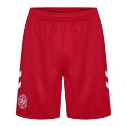 Krótki Domicyl Dania Coupe du Monde 2026. Czerwone szorty męskie HUMMEL, l, z materiału, na fitness i siłownię. Za 232.50 zł.
