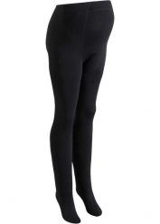 Rajstopy ciążowe, ocieplane, 140 DEN. Czarne rajstopy i pończochy bonprix. Za 67.99 zł.