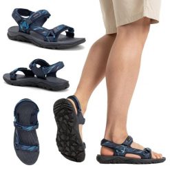 Sandały męskie KADVA Cruzo. Niebieskie sandały męskie KADVA, bez zapięcia. Za 99.99 zł.