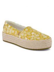 TOMS Espadryle w kolorze żółtym rozmiar: 43,5. Żółte espadryle damskie Toms, bez wzorów, bez obcasa. Za 165.99 zł.